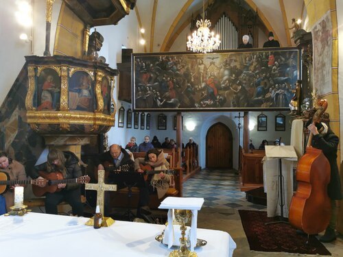 SANJE und Mitgestaltung der Hl. Messe in Neuhaus • SANJE in sooblikovanje sv. maše na Suhi (Pfarre Neuhaus/ Župnija Suha)
