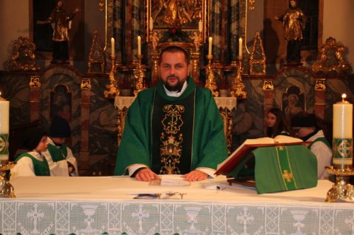 Der Jubilar beim Dankgottesdienst am 09. Feber 2018 (© Foto: Renate Ebner)