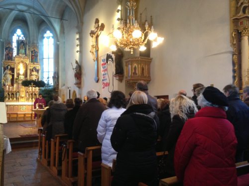 Heilige Messe in der Pfarrkirche Wagrain. (© Foto: Stadtpastoral)