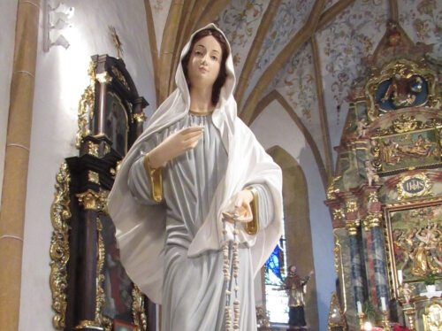 Marienstatue „Gospa“ – die Mutter Gottes von Medjugorje. (Bild: PSt).