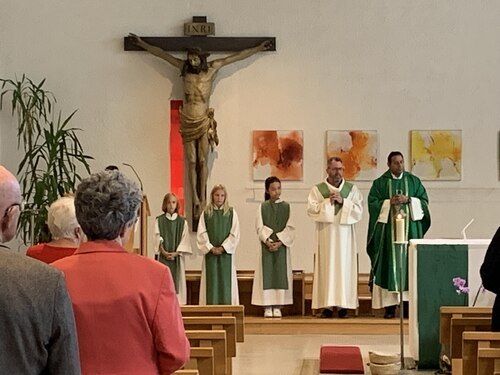 Vorstellgottesdienst mit Prov. Mag. Antony Thomas Valiaparambil (© Foto: Pastoralhilfe Halyna Fito)