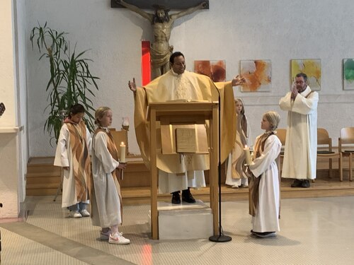 Evangelium (© Foto: Pastoralhilfe Halyna Fito)