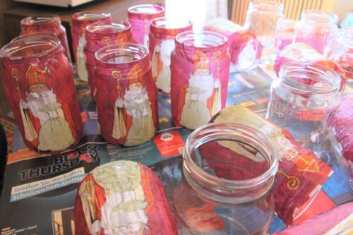 Beklebte Gläser (C) Brigitte Weber