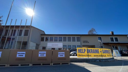 Sammelstelle im Campus AdFontes (Foto: G. Mischitz)