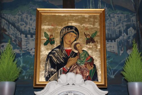 Ikone der Muttergottes in der Pfarrkirche St. Stefan – Südkapelle (Bild: PSt).