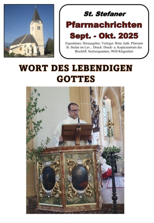 Pfarrnachrichten Pfarrnachrichten
