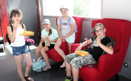 Vorrat - Nina, Mia, Anna und Konstantin (C) Brigitte Weber