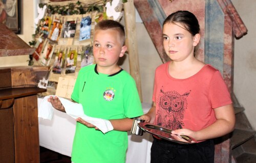 Sebastian und Elisabeth beim Üben (C) Brigitte Weber