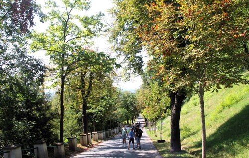 Unterwegs am Schloßberg (C) Brigitte Weber