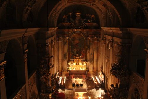 Stimmungsvolles Nachtgebet in der Klagenfurter Domkirche. (© Foto: Dompfarre)