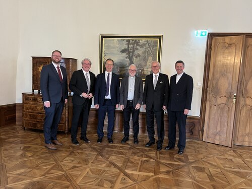 Der Tag begann mit einem Besuch bei Diözesanbischof Josef Marketz. Foto: Komturei Klagenfurt