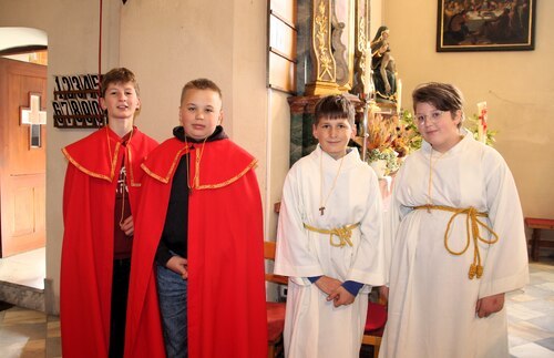 Minis: Christof, Sebastian, Simon und Patricia (C) Brigitte Weber