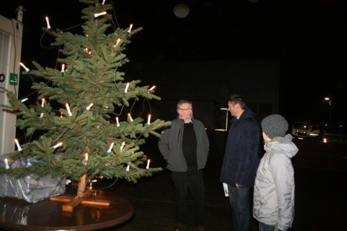 Am frühen Morgen wurden die Mitarbeiter der Firma Zangl überrascht. (© Foto: Stadtpastoral )