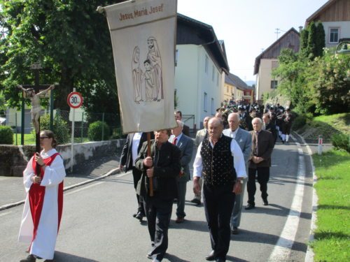 Fronleichnamsprozession in St. Stefan. (Bild: PSt).
