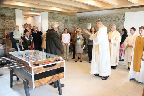 Segnung des neuen Jugendzentrums Arche, am 18.9.2016 (Foto: © Peter Artl)