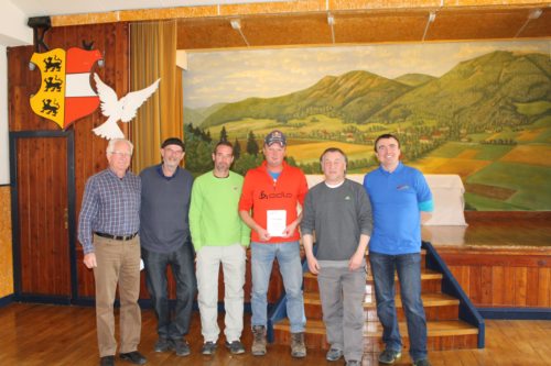 Die Siegermannschaft St. Georgen GH Joas mit Josef Müller und Markus Auer (© Foto: DSG Kärnten)