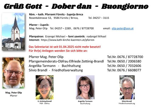 Ansprechpersonen in Fürnitz Ansprechpersonen in Fürnitz