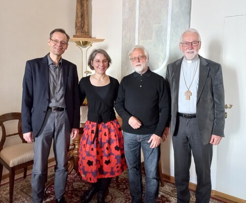 Bischof Marketz dankt Johannes Staudacher (A. Rindler)