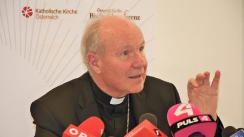 Kardinal Christoph Schönborn bei der Pressekonferenz am 22. März 2019 in Wien (Foto: Kathpress)