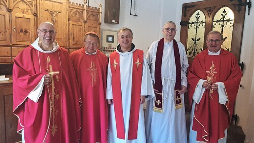 <strong>Kardinal Ryś ü</strong>bernachtete im Franziskanerkloster Villach. - Foto: © P. Emmanuel-Maria Fitz OFM <strong>Kardinal Ryś ü</strong>bernachtete im Franziskanerkloster Villach. - Foto: © P. Emmanuel-Maria Fitz OFM