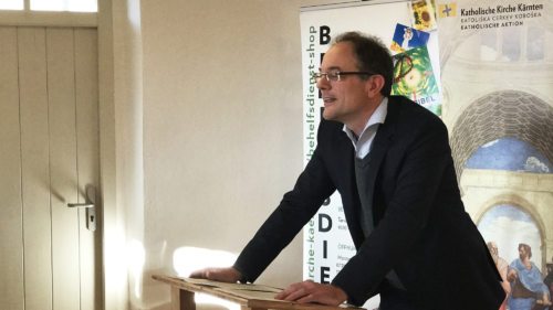 Univ. Prof. Dr. Jan-Heiner Tück beim KAV-Studientag in Maria Saal (Foto: KH Kronawetter)