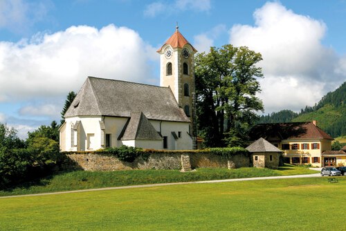 Pfarrkirche Obermühlbach<br />
Foto: Anton Wieser