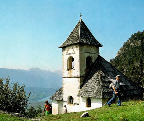 Filialkirche Steben - vor der 1982 erfolgten Renovierung (Bild: Pfarrarchiv).