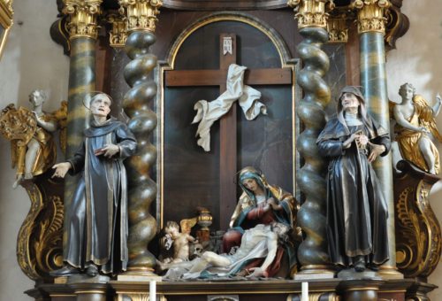 Schmerzensaltar in der Pfarrkirche Kötschach (© Foto: Pfarre Kötschach) Schmerzensaltar in der Pfarrkirche Kötschach (© Foto: Pfarre Kötschach)