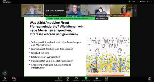 135 Teilnehmer:innen aus ganz Österreich waren online dabei (Foto: PGRÖ/Buchacher)