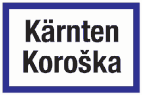 Koroška je dvojezična / Kärnten ist zweisprachig (© Foto: zp) Koroška je dvojezična / Kärnten ist zweisprachig (© Foto: zp)