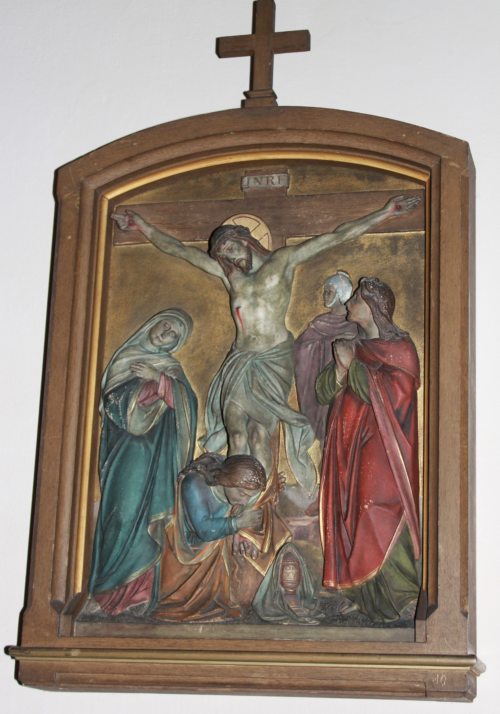 Kreuzwegdarstellung in der Deutschordenskirche in Friesach. (© Foto: Foto: wikipedia-neithan90) Kreuzwegdarstellung in der Deutschordenskirche in Friesach. (© Foto: Foto: wikipedia-neithan90)