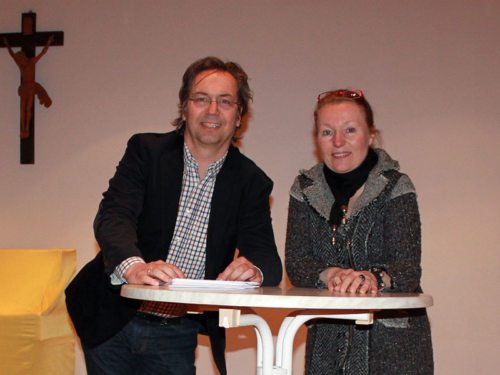 Illona Wullf-Lübbert (re.) und Dr. Karl-Heinz Kronawetter referierten in Villach-St. Martin (© Foto: Pfarre Villach-St. Martin) Illona Wullf-Lübbert (re.) und Dr. Karl-Heinz Kronawetter referierten in Villach-St. Martin (© Foto: Pfarre Villach-St. Martin)
