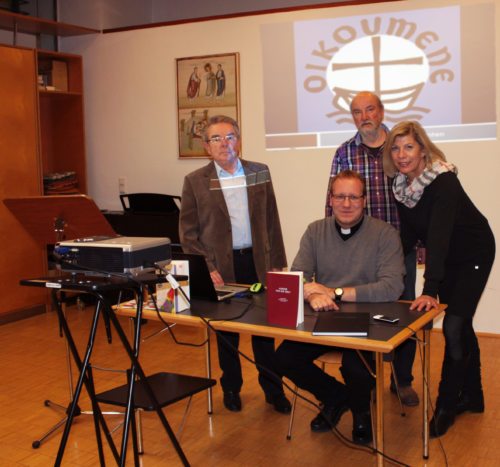 Kaplan M. Edlinger mit Günther Kanonir, Gerold Steurer und Ingrid Sommer (© Foto: Peter Rupitsch) Kaplan M. Edlinger mit Günther Kanonir, Gerold Steurer und Ingrid Sommer (© Foto: Peter Rupitsch)