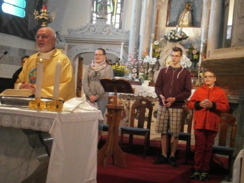 Heilige Messe am Monte Lussari (© Foto: Lambert Jaschke)
