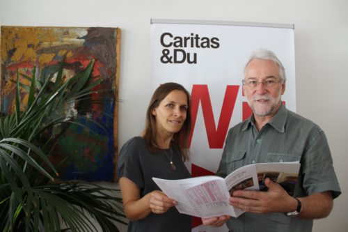 Mag. Marion Fercher und Caritasdirektor Dr. Josef Marketz (© Foto: Caritas Kärnten) Mag. Marion Fercher und Caritasdirektor Dr. Josef Marketz (© Foto: Caritas Kärnten)