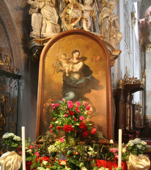Das Marienbild aus der Taufkapelle wird im Mai in der Domkirche aufgestellt. Foto: Referat für Stadtpastoral