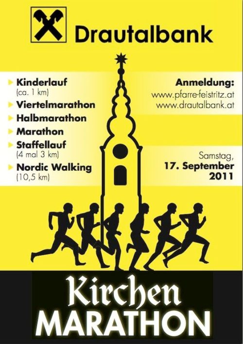 Ausschreibung des Kirchenmarathons (© Foto: Organisationsteam Kirchenmarathon)
