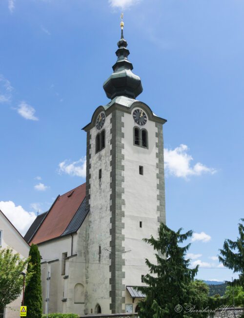 Pfarr- und Wallfahrtskirche Maria Rojach<br />
(© Foto: Mag. Bernhard Wagner).