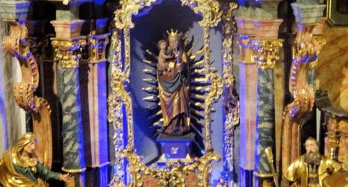 Pfarrkirche St. Stefan: Marienaltar. (Bild: P.St.).