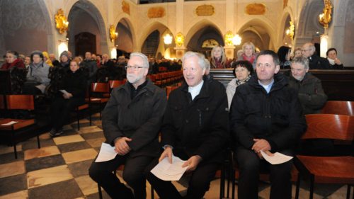 Der designierte Bischof Josef Marketz mit Dompropst Engelbert Guggenberger und Dompfarrer Peter Allmaier (Foto: Gotthardt) Der designierte Bischof Josef Marketz mit Dompropst Engelbert Guggenberger und Dompfarrer Peter Allmaier (Foto: Gotthardt)