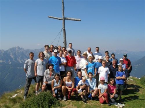 Gipfelmess am Freiberg/Setiče im Jahr 2007 (© DSG Sele/Zell)