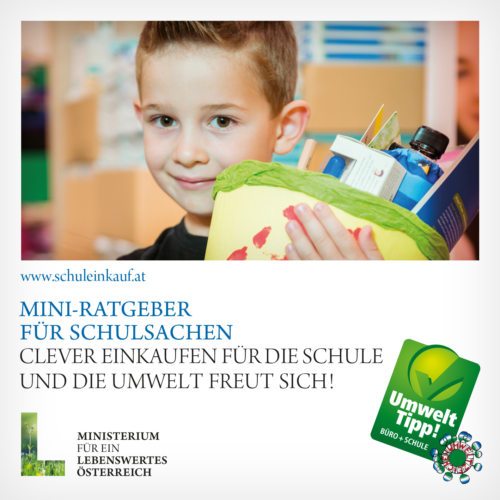 Umweltschonender Schuleinkauf (© Foto: BMLFUW)