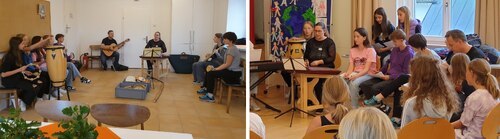 Die Musikgruppe wurde geleitet von Jacqueline Polka.<br />
<em>Foto: Tamara</em> Die Musikgruppe wurde geleitet von Jacqueline Polka.<br />
<em>Foto: Tamara</em>
