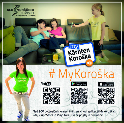 QR kode za prenos aplikacije (Miha Dolinšek)