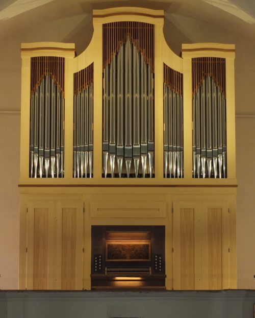 Die neue Orgel in der Pfarrkirche Lind im Drautal mit zehn Register und 778 Pfeifen; Foto: Kacetl Die neue Orgel in der Pfarrkirche Lind im Drautal mit zehn Register und 778 Pfeifen; Foto: Kacetl