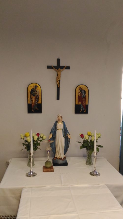 die neue Statue der Mutter Gottes der Legionsgruppe Bleiburg (© Foto: SP) die neue Statue der Mutter Gottes der Legionsgruppe Bleiburg (© Foto: SP)