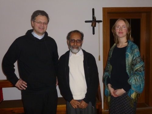 Missio Diözesandirektor Hanzej Rosenzopf, P. Sebastian Painadath und Missio Bildungsreferentin Stefanie Ruttnig (© Foto: Missio Kärnten) Missio Diözesandirektor Hanzej Rosenzopf, P. Sebastian Painadath und Missio Bildungsreferentin Stefanie Ruttnig (© Foto: Missio Kärnten)