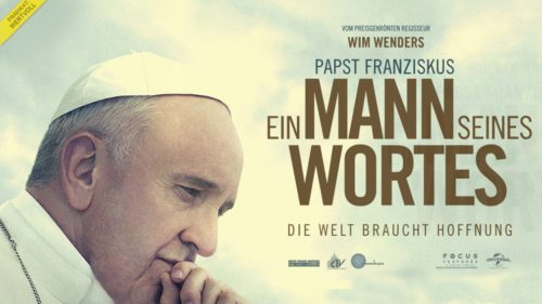 Filmplakat “Papst Franziskus - Ein Mann seines Wortes“