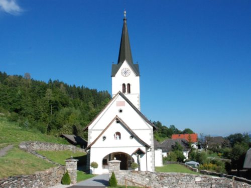 Die Kirche St. Martin am Techelsberg (© Foto: habernigg)