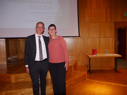 Zerza Klaus, Familienreferat Leitung Bad Kleinkirchheim, Mag. Birgit de Cillia Messner, Diplomierte Lebens- und Sozialberaterin (© Foto: B. Messner)